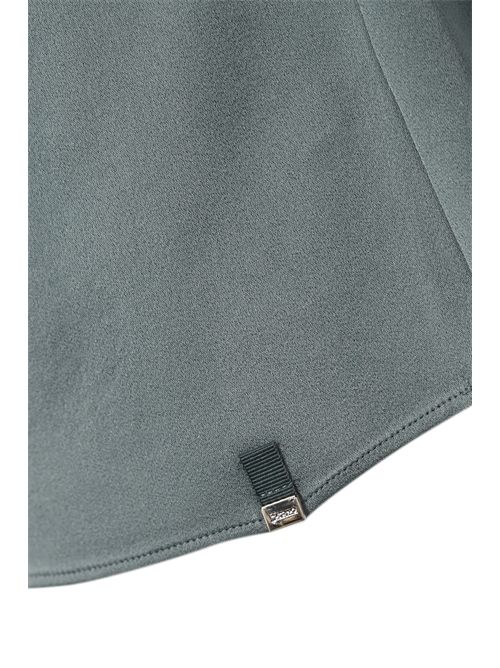 Blusa in raso di viscosa azzurro Herno | BL00009DR 127279123